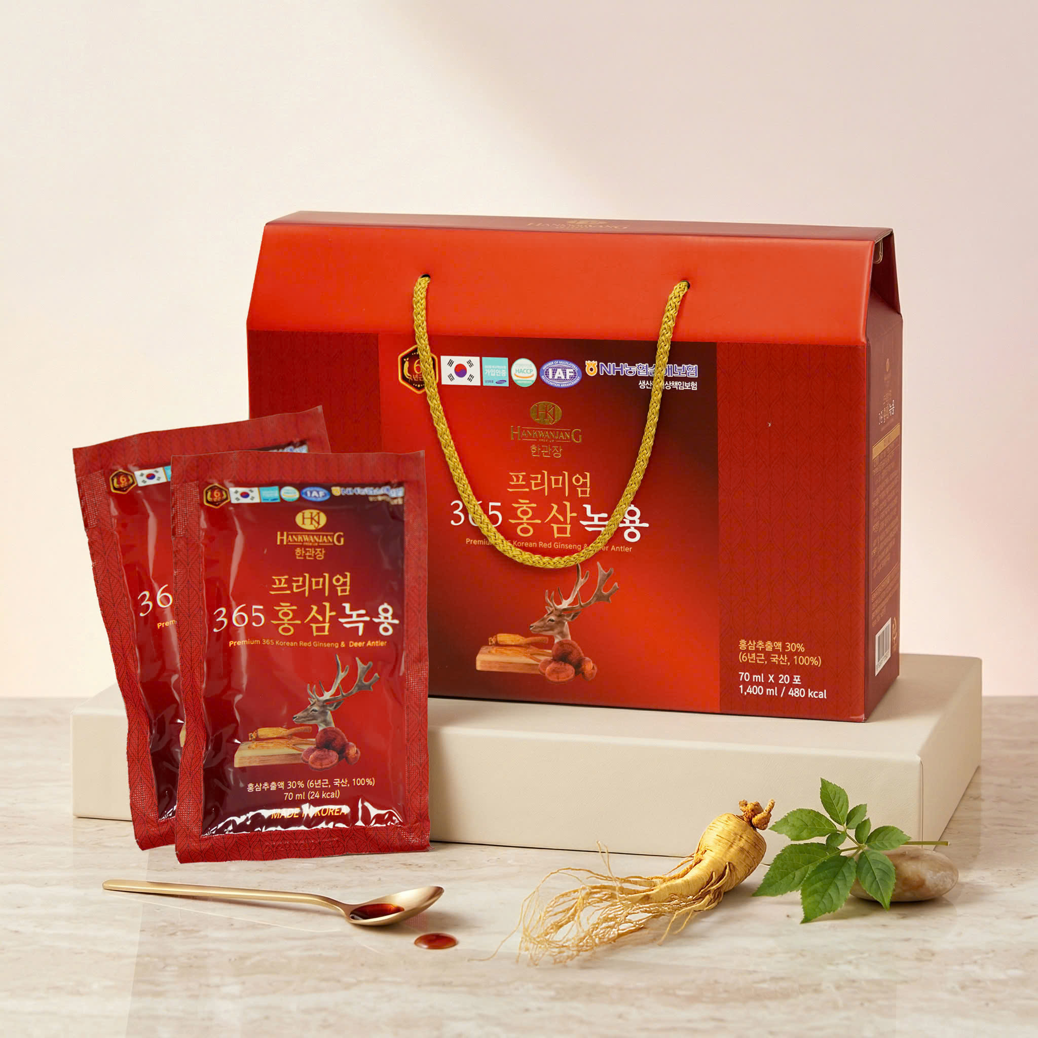 365 Korean Red Ginseng & Deer Antler - Ảnh 2