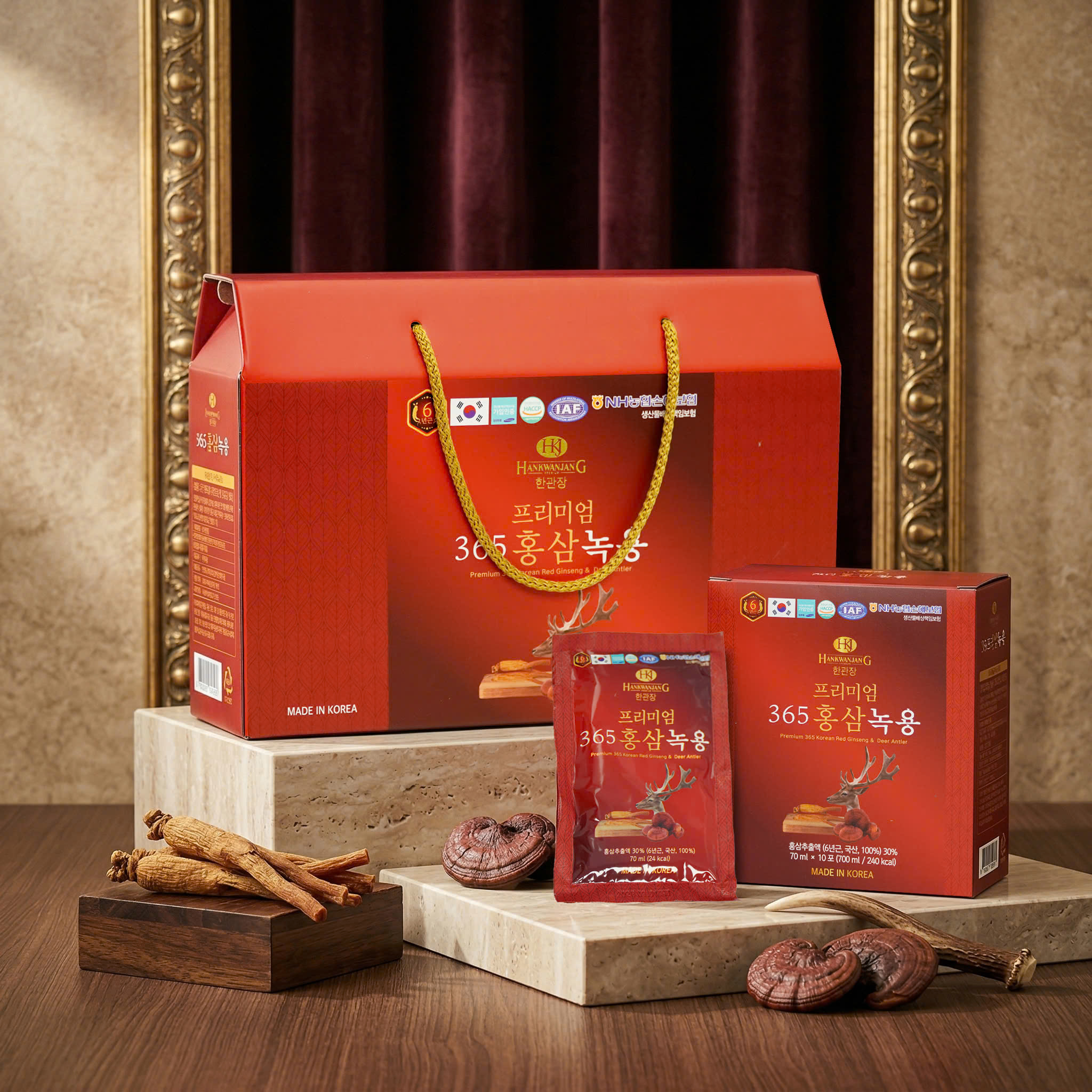 365 Korean Red Ginseng & Deer Antler - Ảnh 3