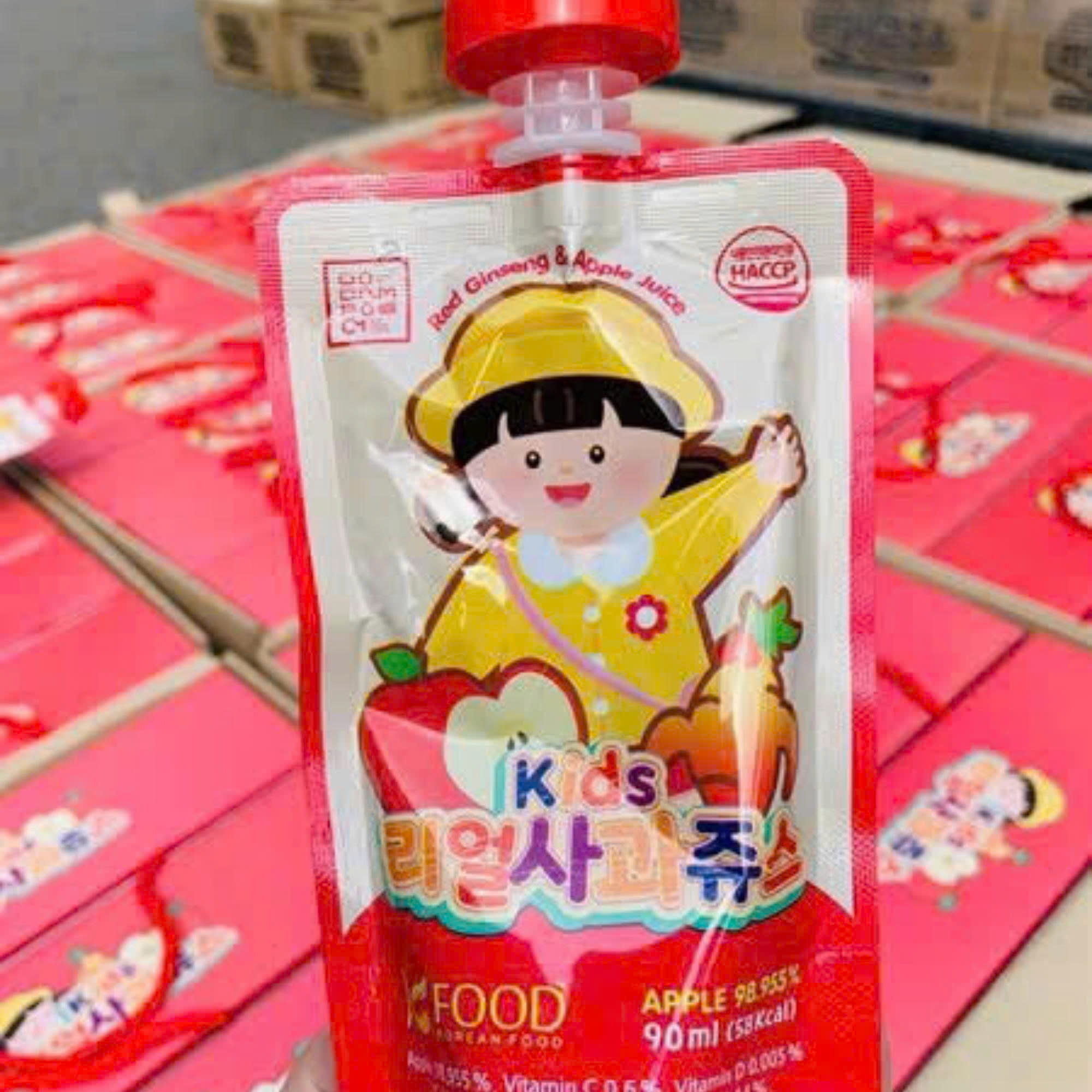 Nước Ép Táo Hồng Sâm Hàn Quốc - Ảnh 2