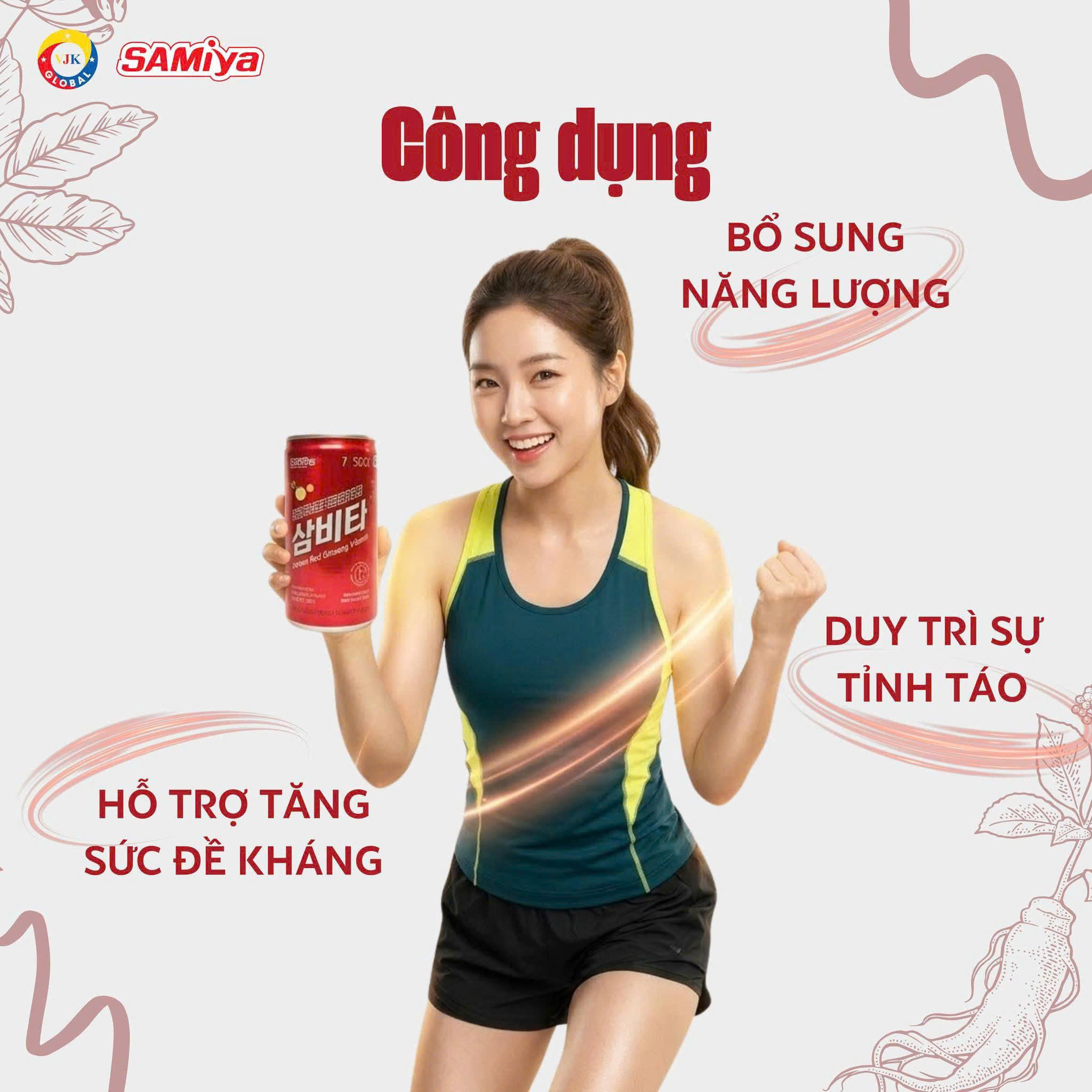Nước Uống Hồng Sâm Vitamin Hàn Quốc Samiya - Ảnh 6
