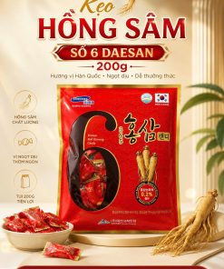 Kẹo Hồng Sâm Số 6 Daesan 200g