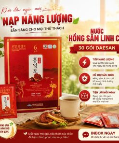 Nước Hồng Sâm Linh Chi 30 Gói Daesan